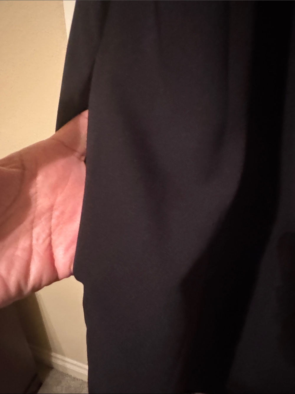 Sejour Black Midi Shift Dress with Back Neck Strap Detail - Picture 3 of 5